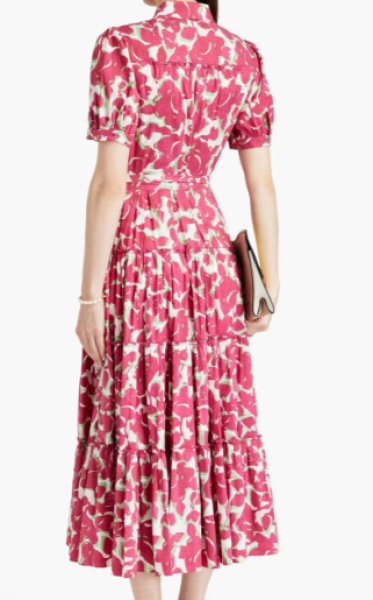 画像2: Diane von Furstenberg  ダイアンフォンファステンバーグ queena dress ピンク系 (2)