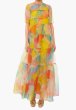 画像2: STAUD スタウド　Hyacinth tiered maxi dress　Citrus Kaleidescope  40401 (2)