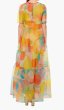 画像3: STAUD スタウド　Hyacinth tiered maxi dress　Citrus Kaleidescope  40401 (3)