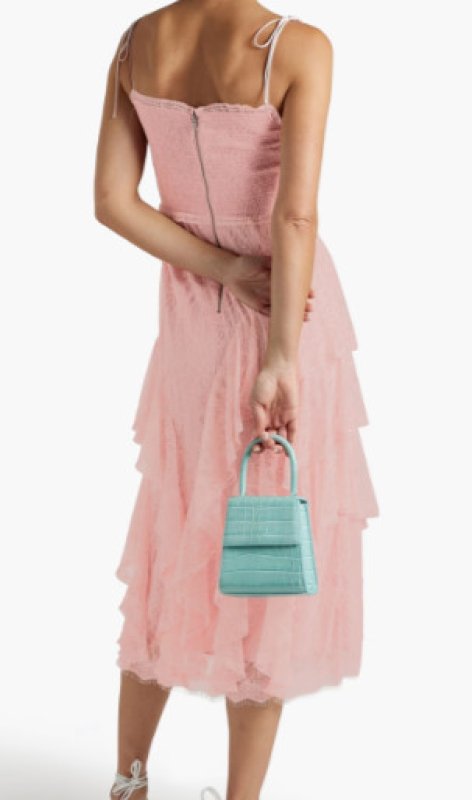 画像2: Alice + Olivia アリスアンドオリビア　 Jocelyn corded lace midi dress (2)