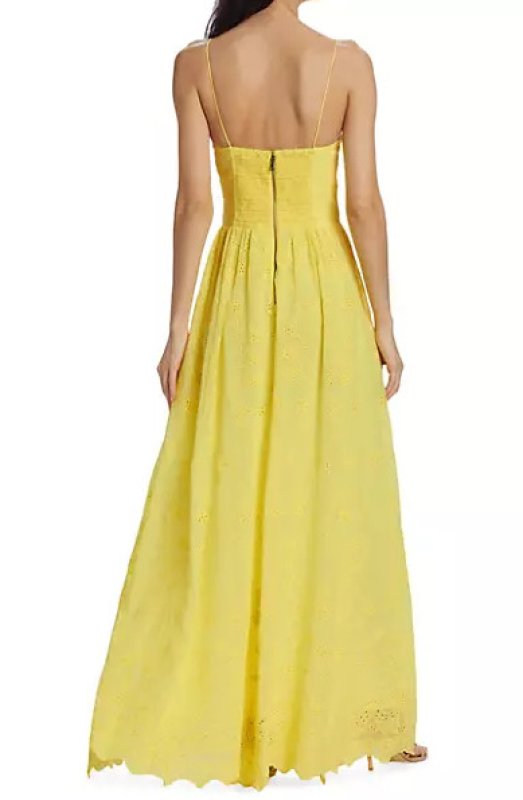 画像2: Alice + Olivia アリスアンドオリビア　 Juniper Tie-Strap Maxi Dress  01133 (2)