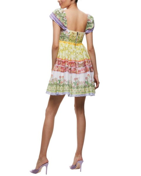 画像2: Alice + Olivia アリスアンドオリビア　  Tamia Babydoll Mini Dress (2)