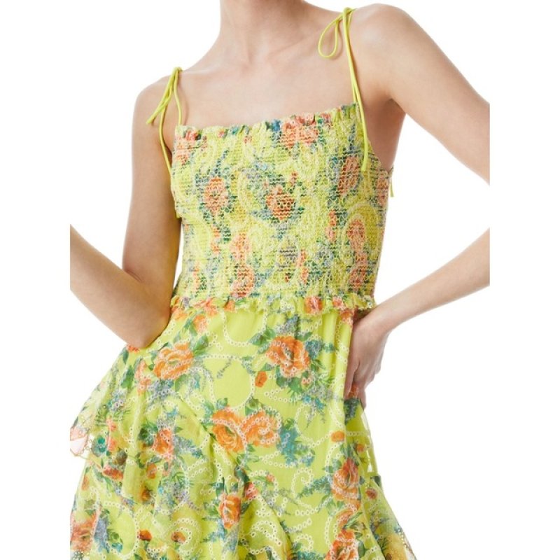 画像4: Alice + Olivia アリスアンドオリビア　 Jocelyn 花柄マキシドレス  05011 (4)