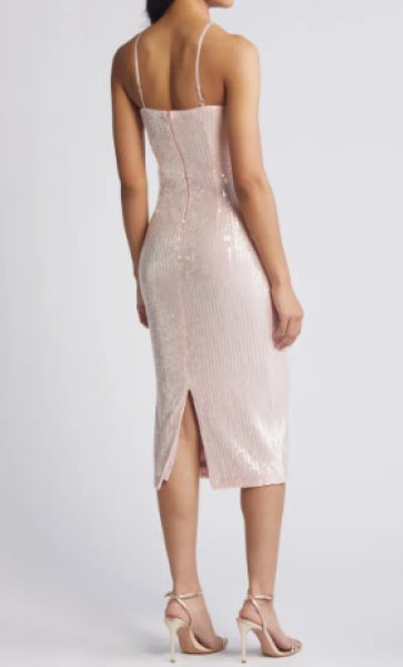 画像2: Eliza J  イライザジェイ  Flower Sequin Sleeveless Dress  12147 (2)