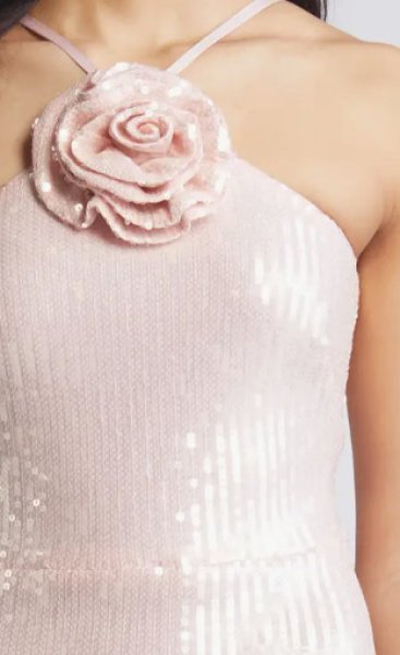 画像4: Eliza J  イライザジェイ  Flower Sequin Sleeveless Dress  12147 (4)