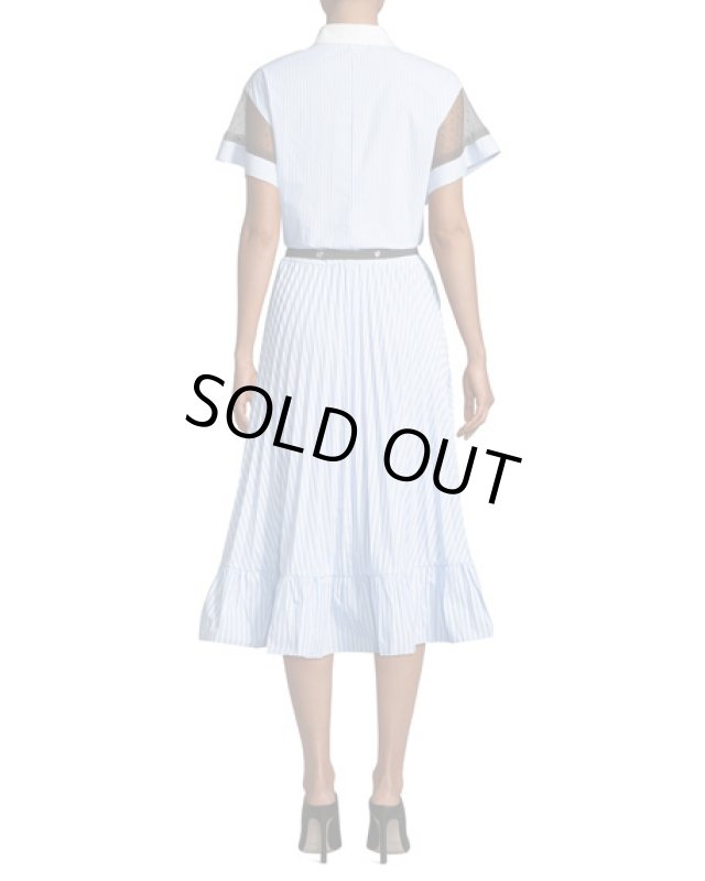 画像2: RED Valentino レッドヴァレンティノ　ストライプミディドレス (2)