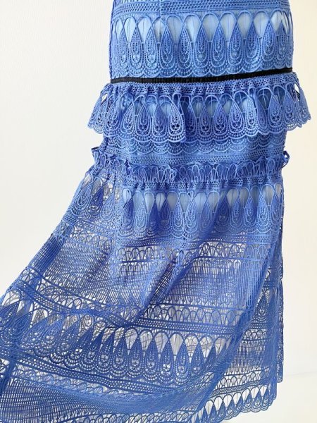 画像9: 再販売!【紗栄子さん、小坂菜緒さん、Zendaya愛用】Self Portrait セルフポートレート Daphne guipure lace maxi dress  05016 (9)
