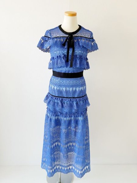 画像4: 再販売!【紗栄子さん、小坂菜緒さん、Zendaya愛用】Self Portrait セルフポートレート Daphne guipure lace maxi dress  05016 (4)