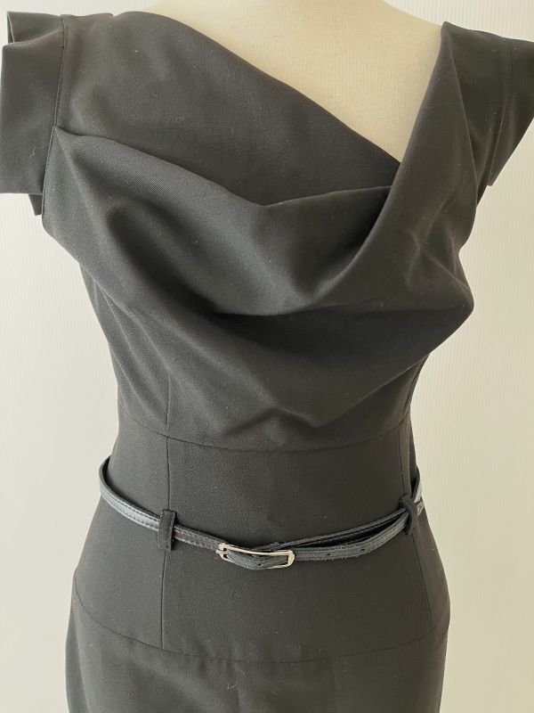 画像9: 【メーガン妃、イヴァンカトランプ他愛用、ドラマ使用】Black Halo Jackie O Dress　ブラック  05061 (9)