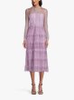 画像1: セール！Self Portrait　セルフポートレート　Lilac Tiered Midi Dress (1)