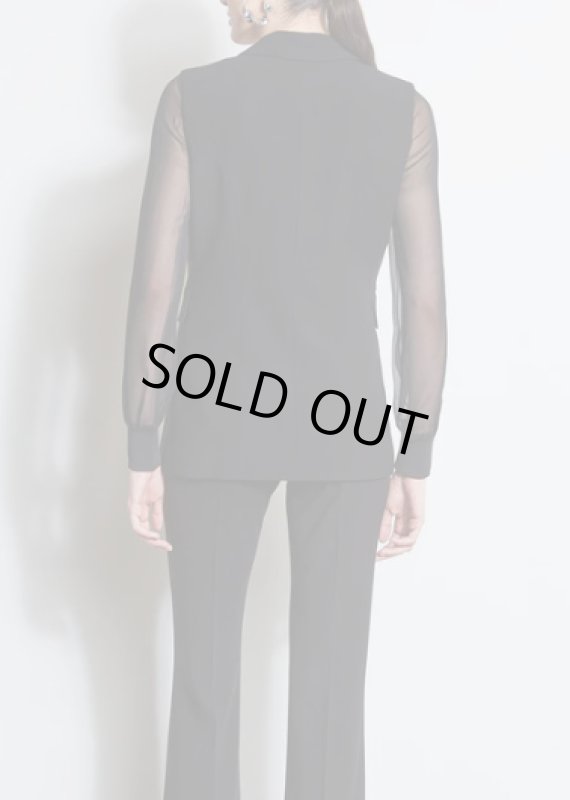 画像3: 限定再販売！【大谷真美子さん着用】Elie Tahari エリータハリ　シフォンスリーブダブルブレザー (3)