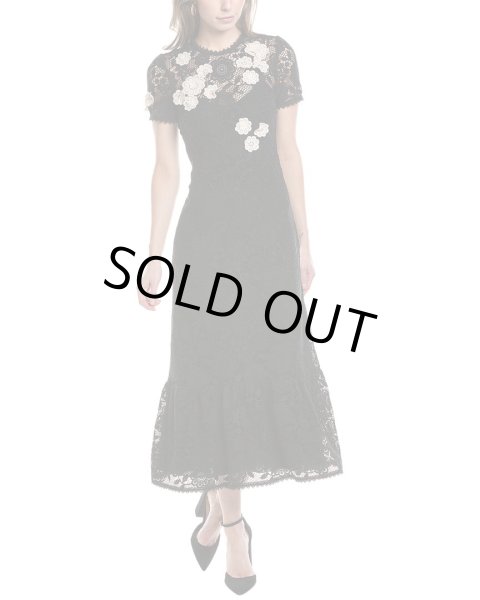 画像1: セール！RED Valentino レッドヴァレンティノ　花柄刺繍レースドレス (1)