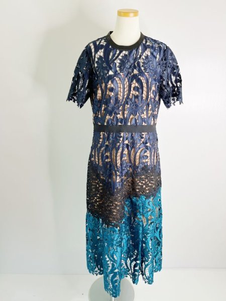 画像7: 【ナオミワッツ愛用】Self Portrait セルフポートレート Prairie lace midi dress  05211 (7)