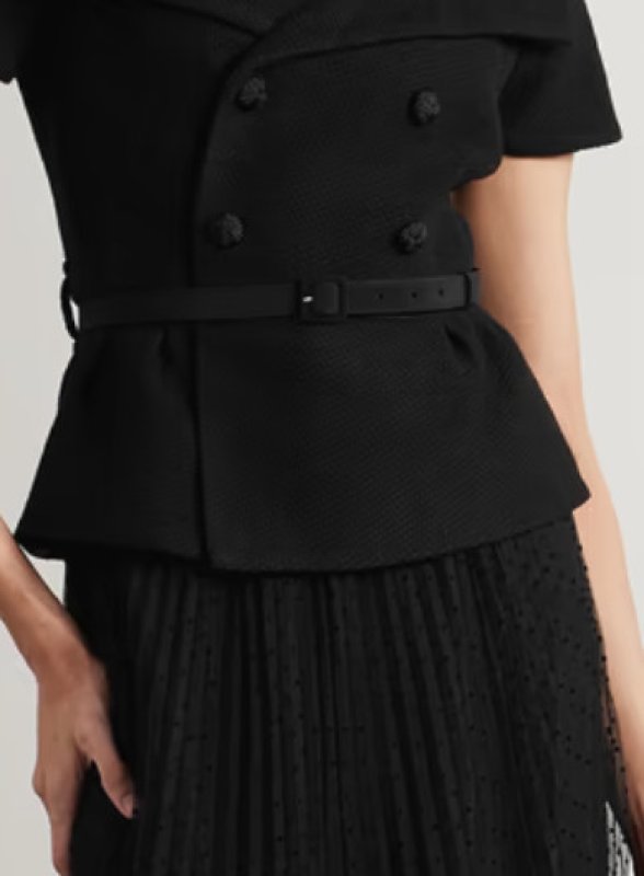 画像3: セール！Self Portrait　セルフポートレート  Off-the-shoulder tweed and pleated midi dress  03065 (3)