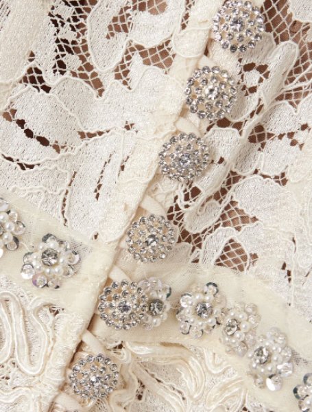 画像3: 【パリスヒルトン愛用】Self Portrait セルフポートレート ギュピールレース ミディ丈ワンピース  04048 (3)