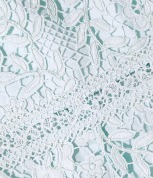 画像3: Self Portrait セルフポートレート BLUE ROSE LACE MIDI DRESS (3)