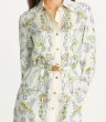 画像3: 【矢田亜希子さん着用】Tory Burch トリーバーチ　　プリント シルクツイル シャツドレス  03162 (3)