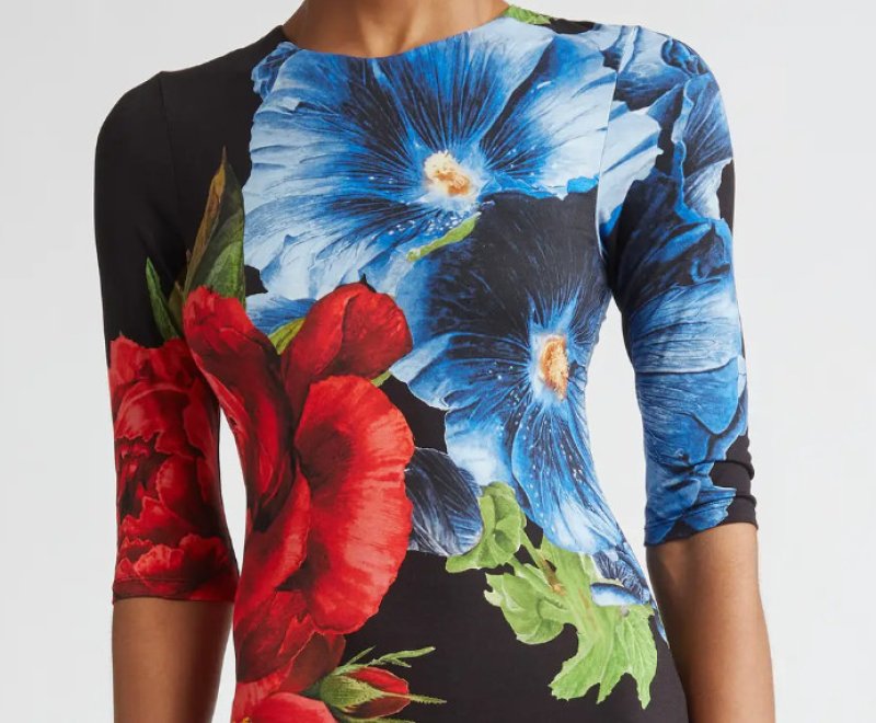 画像4: 【ジェニファーハドソン愛用】Alice + Olivia アリスアンドオリビア Delora Fitted dress   Le Parisien Black (4)