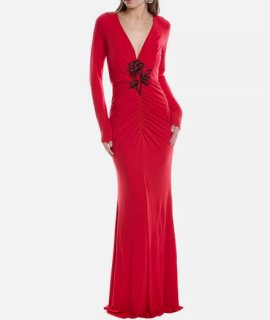 Marchesa Notte☆ギピュールレース ミディワンピース♪送料込 MARCHESA NOTTE ギピュールレース ミディワンピース