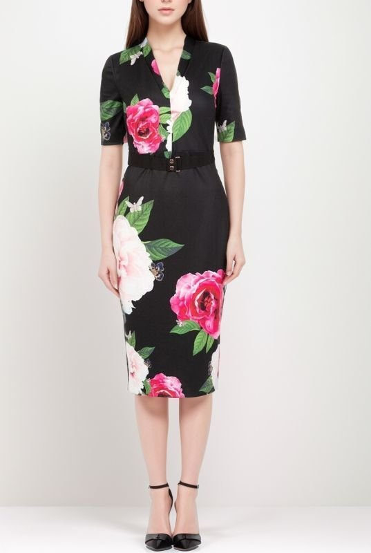 画像1: 【Amy Robach 、Meghan McCain着用】Ted Baker テッドベイカー  Gilanno Dress  07012 (1)