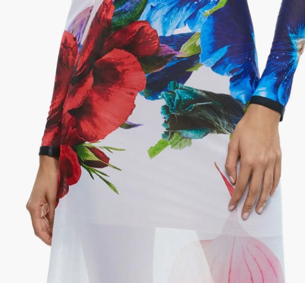 画像3: セール!【ミシェルウィリアムズ着用】Alice + Olivia アリスアンドオリビア Delora Fitted Maxi dress  10041 (3)