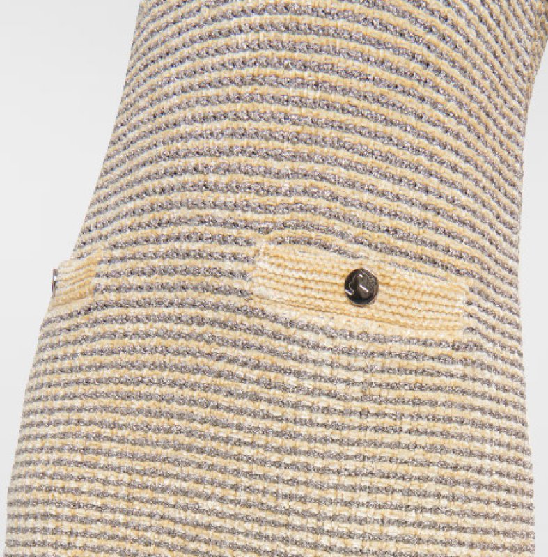 画像3: 【矢田亜希子さん着用】Tory Burch トリーバーチ　 ストライプベルベットドレス  11281 (3)