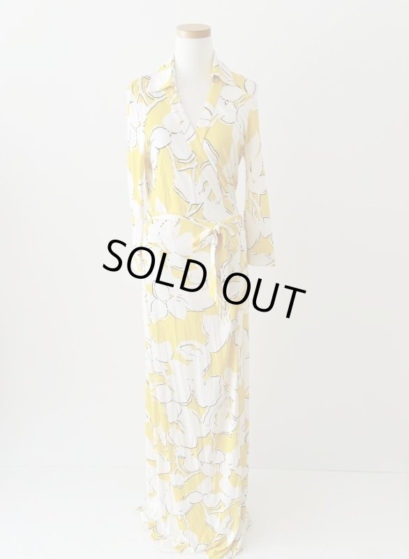 画像3: 即納【ヴァンサンカン掲載】Diane von Furstenberg 　Abigail Maxi Wrap Dress  eden garden  (3)