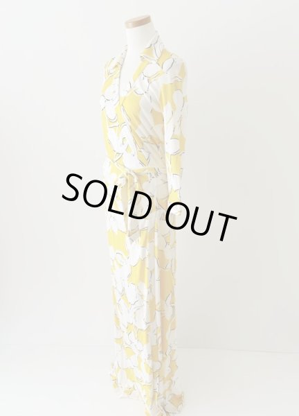 画像4: 即納【ヴァンサンカン掲載】Diane von Furstenberg  Abigail Maxi Wrap Dress  eden garden  (4)