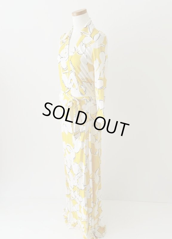 画像4: 即納【ヴァンサンカン掲載】Diane von Furstenberg 　Abigail Maxi Wrap Dress  eden garden  (4)