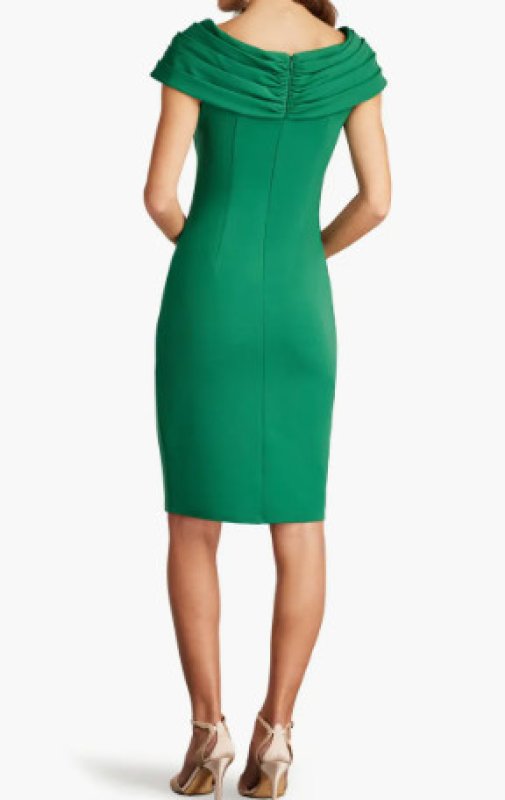 画像2: Tadashi Shoji タダシショージ  MARTINE DRESS  グリーン  01262 (2)