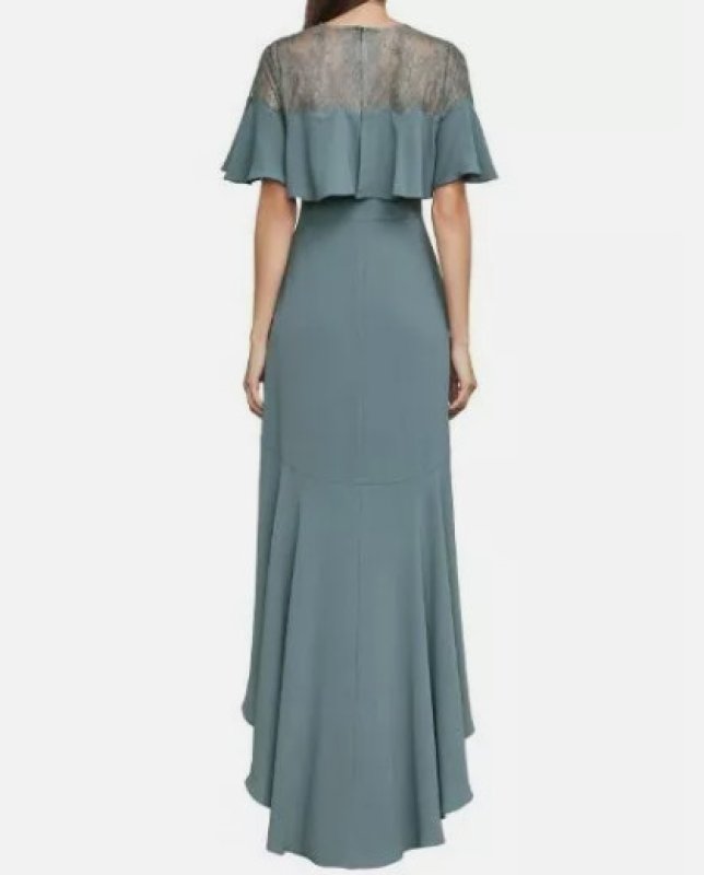 画像2: 限定セール！BCBGMAXAZRIA  BARBARA HIGHT-LOW RUFFLE GOWN 01111 (2)