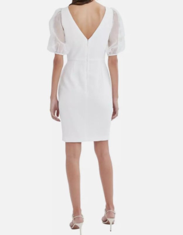 画像3: セール！BCBGMAXAZRIA   Kamille　パフスリーブドレス  04046 (3)