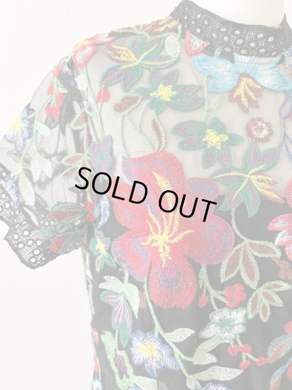 画像8: 再入荷、即発！【ドラマに衣装協力】Anthropologie アンソロポロジー　Janine Embroidered Dress by Vone  09101 (8)