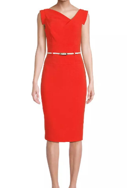 画像1: Black Halo ブラックヘイロー　 Jackie O Dress   burnt rose (1)