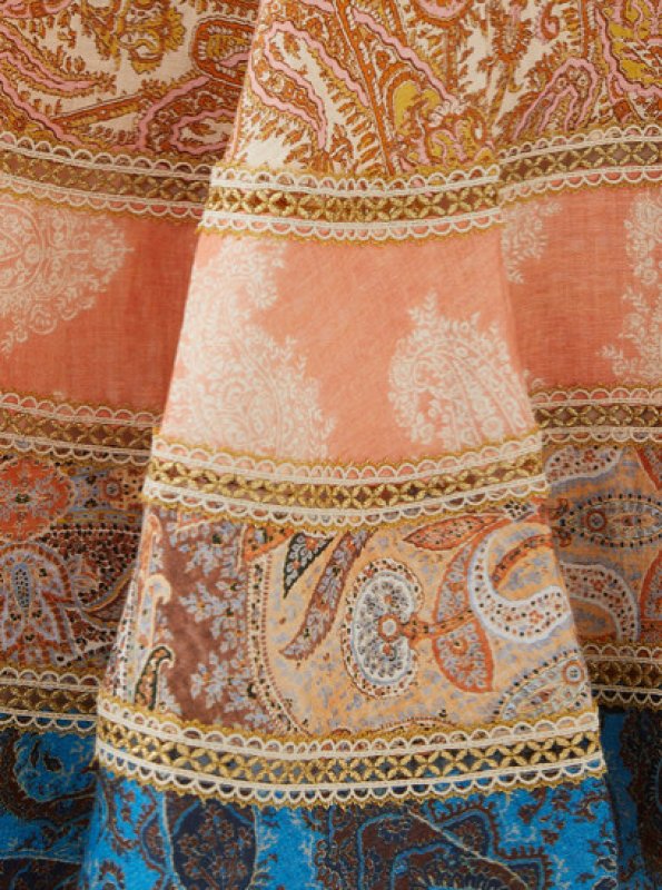 画像4: セール！【小嶋陽菜さん着用】Zimmermann ジマーマン 　Devi Spliced Paisley-Print Linen Mini Dress  09181 (4)