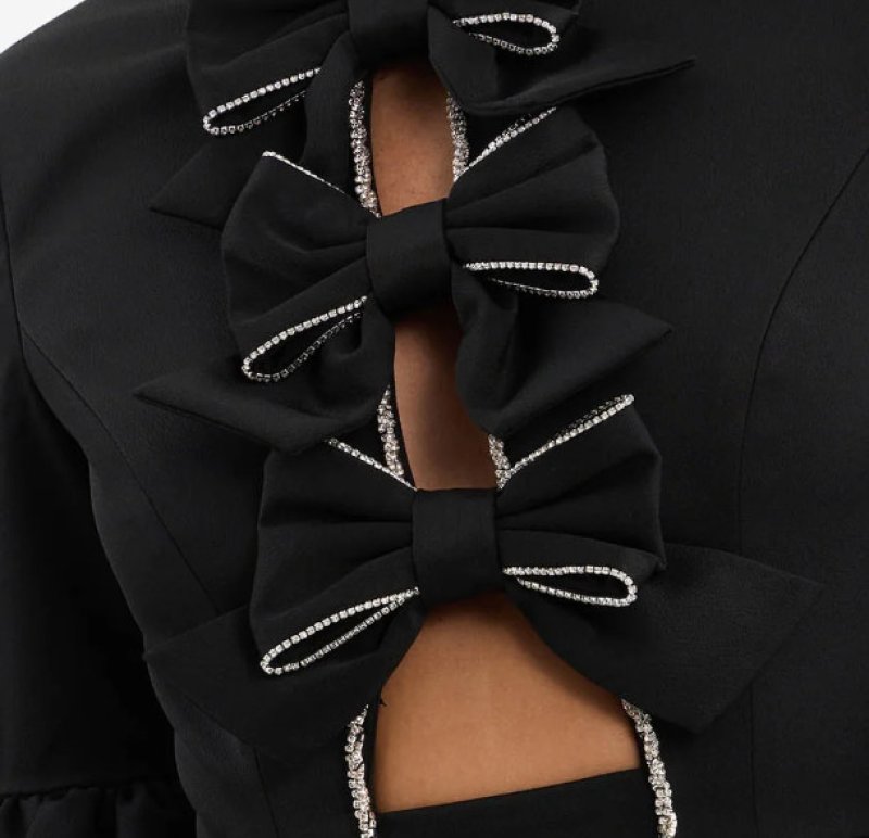 画像3: 【リンジーローハン愛用】Rebecca Vallance レベッカヴァランス  Augustine Long Sleeve Mini Dress  11191 (3)