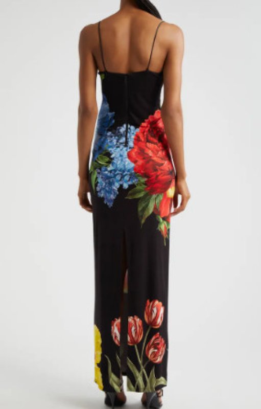 画像2: Alice + Olivia アリスアンドオリビア　 Fifi Floral Column Dress (2)