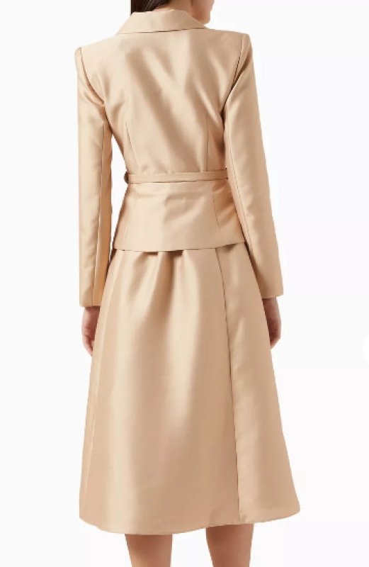 画像2: セール！Self Portrait　セルフポートレート Tailored taffeta midi dress  11081 (2)