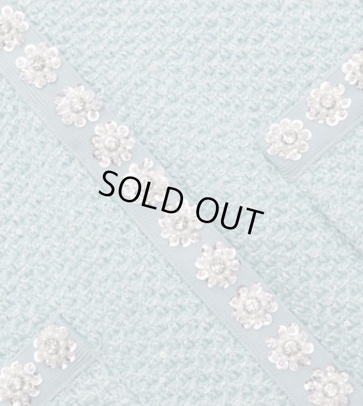 画像3: 【パリスヒルトン愛用】Self Portrait　セルフポートレート　Mint Sequin Knit Mini Dress (3)