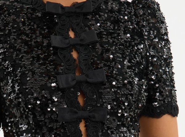 画像3: 【ジェシカローバーツ愛用】Rebecca Vallance レベッカヴァランス  Diana Bow Mini Dress  11193 (3)