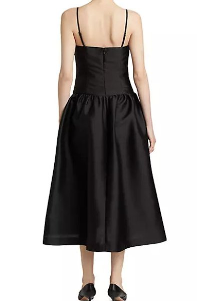 画像3: セール！【BLACKPINK ジス着用】 Self Portrait セルフポートレート  2way Taffeta Midi-Dress  11261 (3)