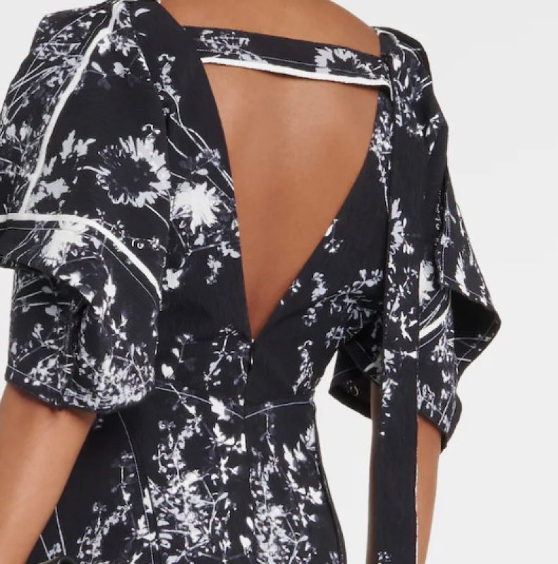 画像4: セール！【白石麻衣さん着用】VICTORIA BECKHAM  ヴィクトリアベッカム　Floral cady midi dress  12101 (4)