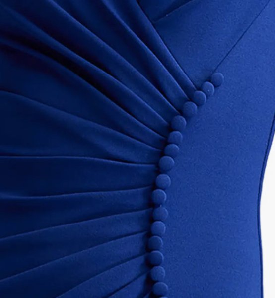 画像3: Tadashi Shoji タダシショージ   Jerico Ruched French Cuff Gown　ブルー (3)