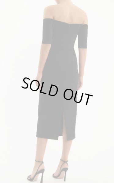 画像2: 【ニッキーヒルトン愛用】Rebecca Vallance レベッカヴァランス  Rhosen Off The Shoulder Midi Dress (2)