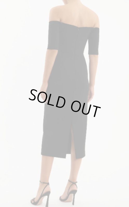 画像2: 【ニッキーヒルトン愛用】Rebecca Vallance レベッカヴァランス  Rhosen Off The Shoulder Midi Dress (2)