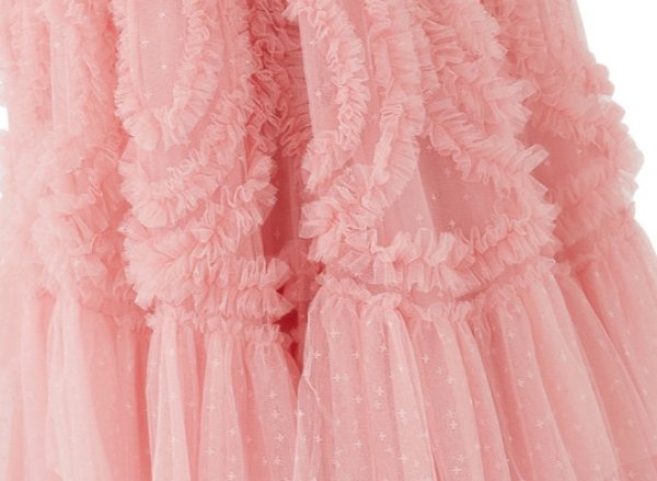 画像4: Needle & Thread ニードル&スレッド    Verity Ruffle V-Neck Gown Rose Quartz  12251 (4)