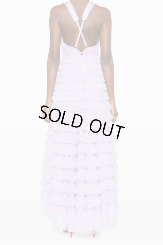 画像3: セール！【TWICE サナさん着用】 Needle & Thread ニードル&スレッド　Mia ハイ＆ロードレス　パープル系  12252 (3)