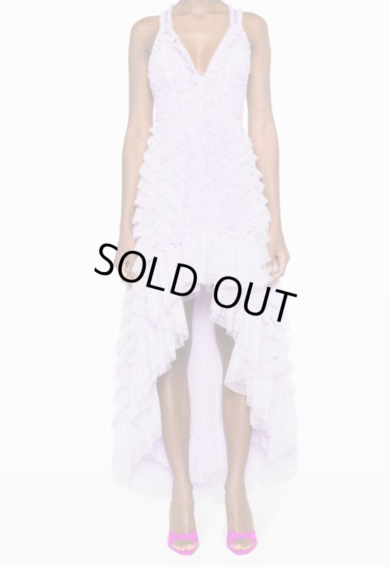 画像2: セール！【TWICE サナさん着用】 Needle & Thread ニードル&スレッド　Mia ハイ＆ロードレス　パープル系  12252 (2)