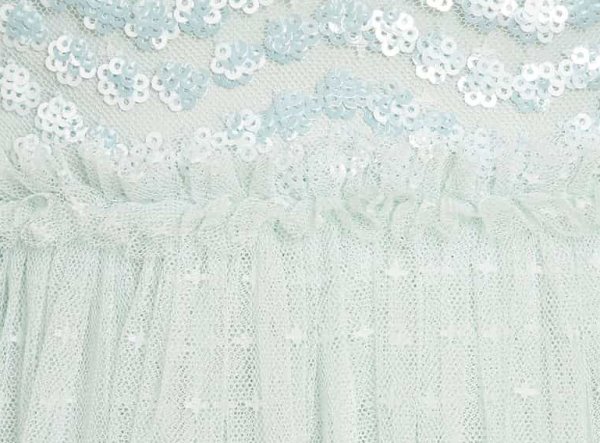 画像3: セール!Needle & Thread ニードル&スレッド Shimmer Wave Gloss Bodice ワンショルダードレス グリーン系 (3)