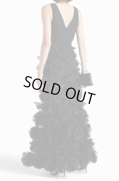 画像2: セール!Marchesa Notte マルケッサノッテ Tulle Rosette Gown (2)